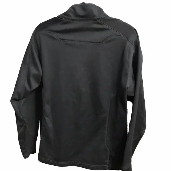 Columbia Mens Black 1/4 Zip 100% Polyester Lightweight Pullover Jacket Size M - Picture 3 of 6